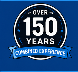 Over 150 years combined experience